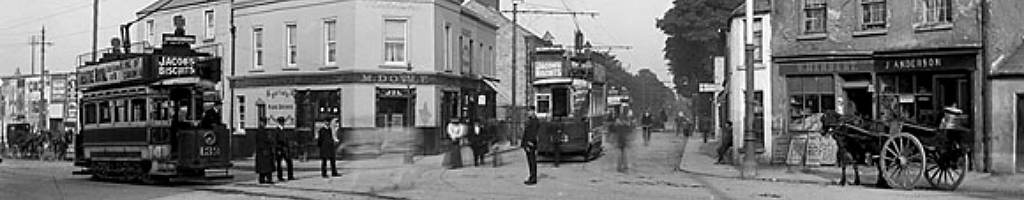 Trams at Terenure Crossroads